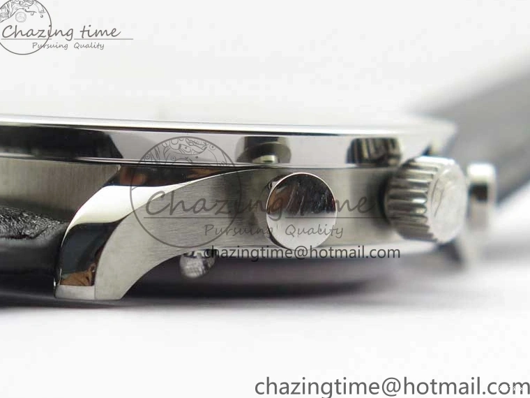 MIROTIME 0421 Elegant Portuguese IW371615 ZF 1:1 Best Edition SS Green Dial on Black Leather Strap A96355 V 7081